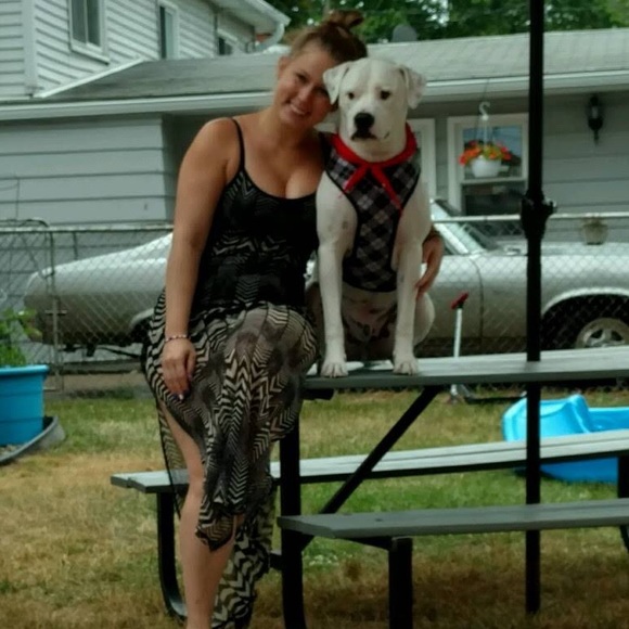 Sheer bottom long maxi dress. - Picture 5 of 5